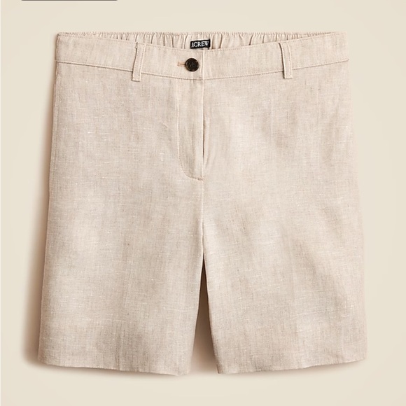 J. Crew Pants - NWOT J Crew 6" Harbor short in linen